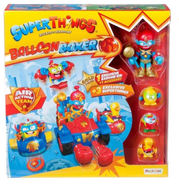 SUPERTHINGS ΣΕΤ ΟΧΗΜΑΤΑ ΜΕ 4ΦΙΓ.BALLON BOXER (ΚΙΝΑ)
