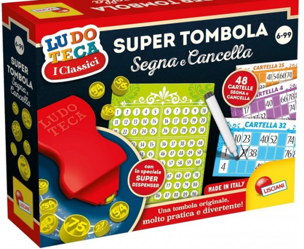 LUDOTECA SUPER TOMBOLA WRITE AND ERASE