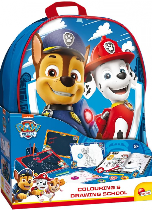PAW PATROL COLOURING & DRAWING SCHOOL IN A BACKPACK