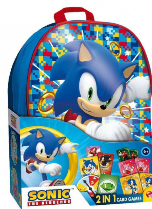 SONIC CARD GAME COLLECTION IN BACKPACK