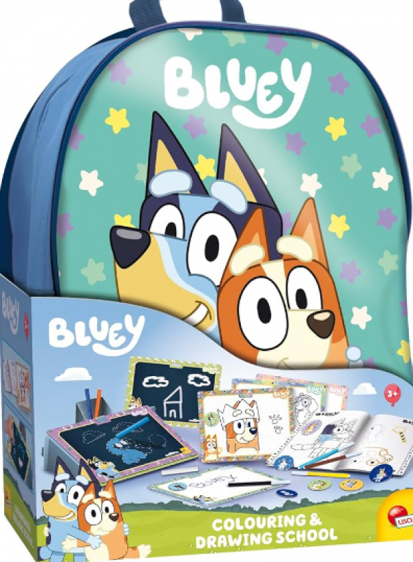 BLUEY COLOURING AND DRAWING BACKPACK