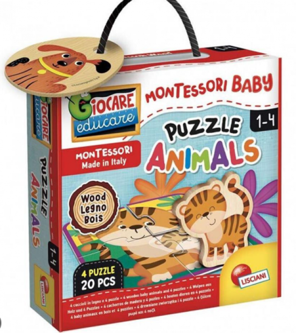 MONTESSORI WOOD PUZZLE ANIMALS