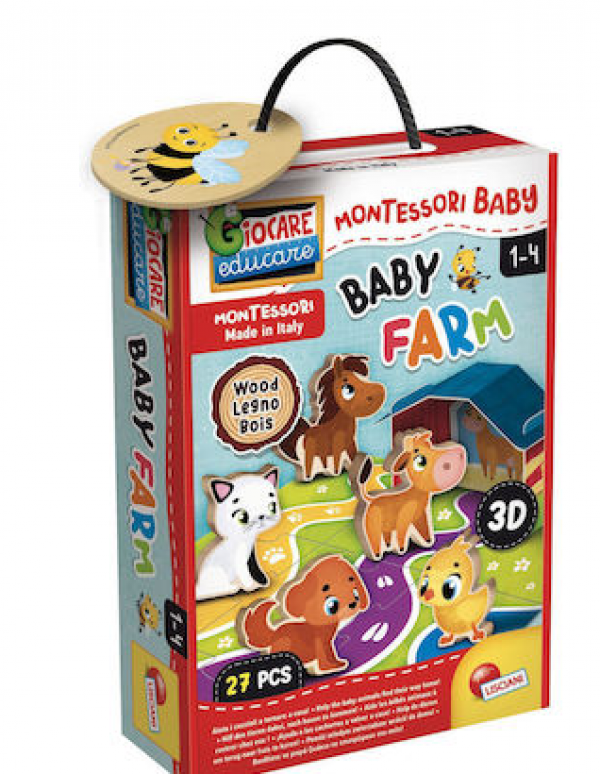 MONTESSORI BABY WOOD BABY FARM