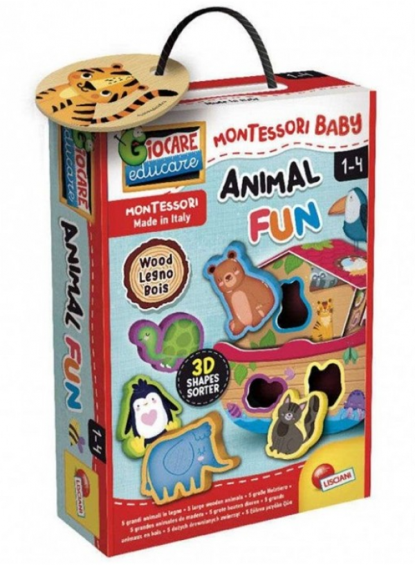 MONTESSORI BABY WOOD ANIMAL FUN