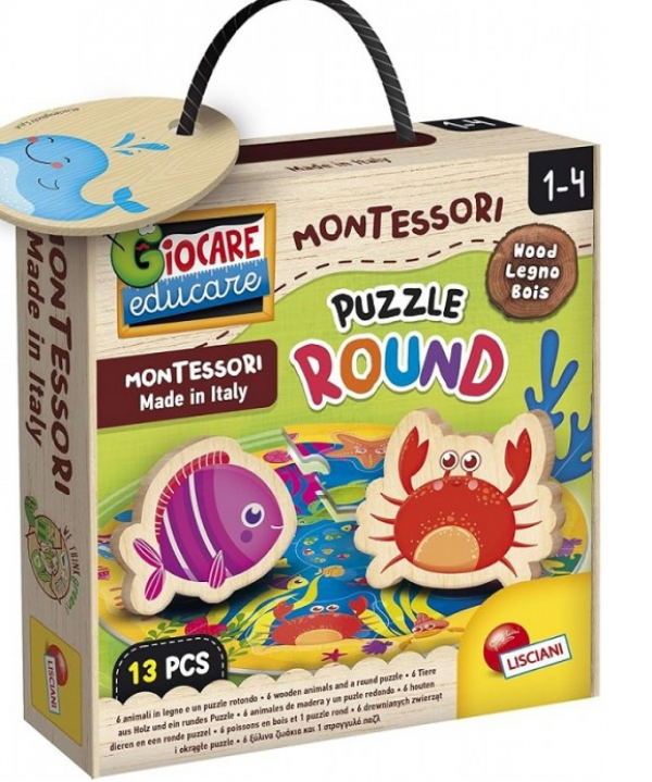 MONTESSORI WOOD PUZZLE ROUND