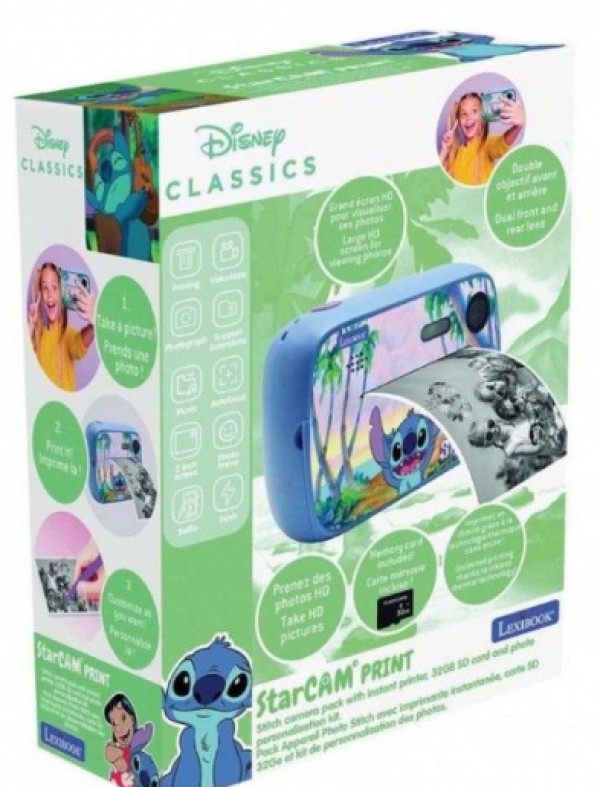 STITCH STARCAM PRINT,CAMERA PACK WITH INSTANT PRI