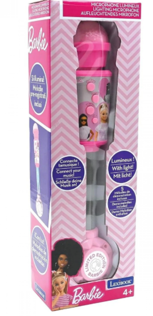 BARBIE TRENDY LIGTHTING MOCROPHONE WITH SPEAKER
