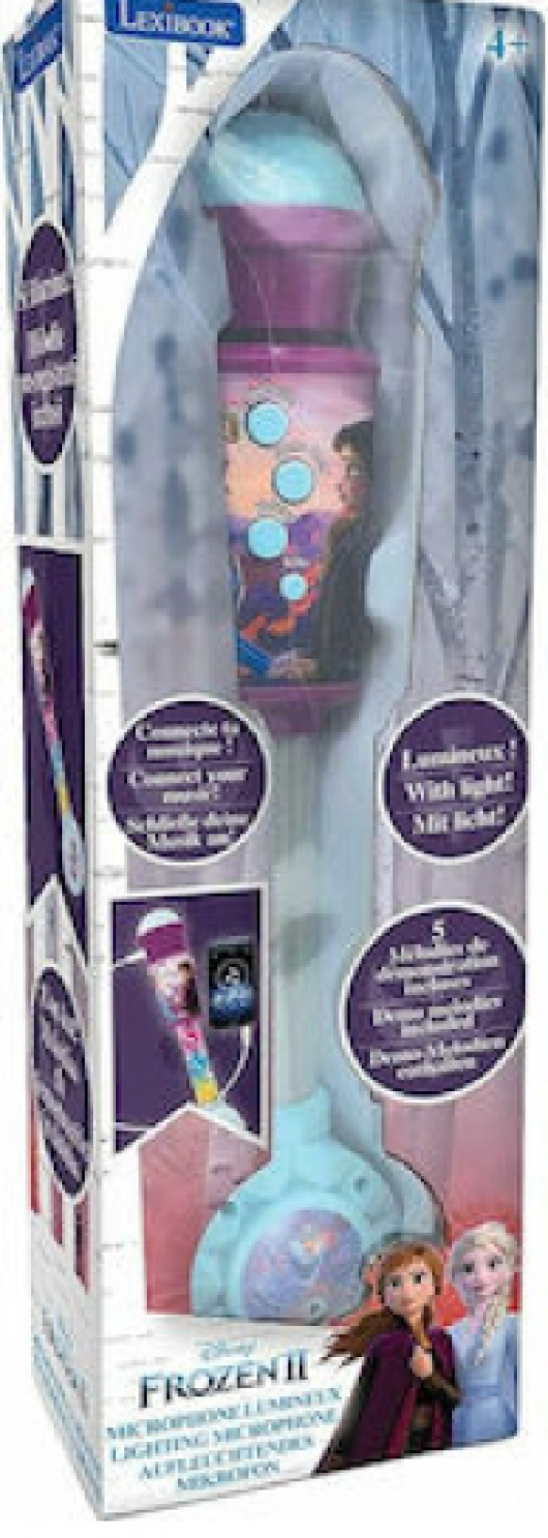 FROZEN ΜΙΚΡΟΦΩΝΟ ΜΕ ΜΟΝΤΕΡΝΟ ΦΩΤΙΣΜΟ & ΗΧΕΙΟ