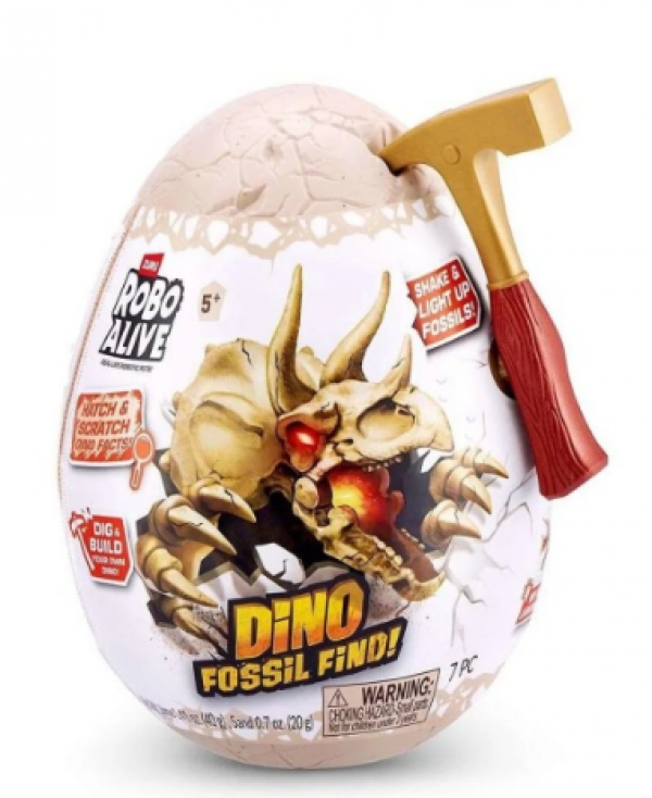 ΑΥΓΟ DINO FOSSIL MINI ROBO ALIVE S1-4σχ.(ΚΙΝΑ)