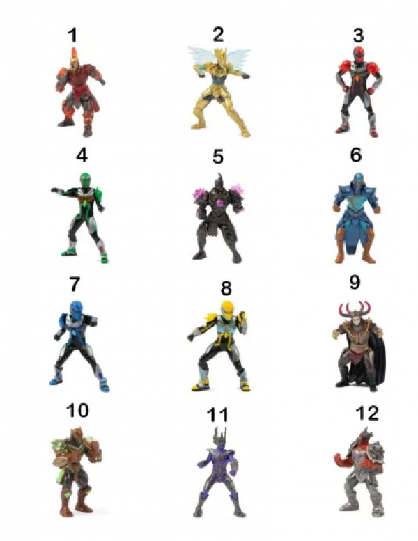 GORMITI ΜΙΝΙ ΦΙΓΟΥΡΕΣ 7εκ.-ΣΤΑΝΤ 24 τεμ.(KINA)