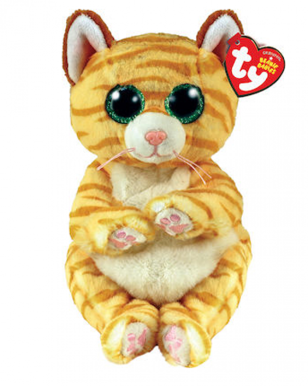 ΧΝΟΥΔ.BEANIE BELLIES ΓΑΤΑΚΙ ΧΡΥΣΟ 15εκ.(ΚΙΝΑ)