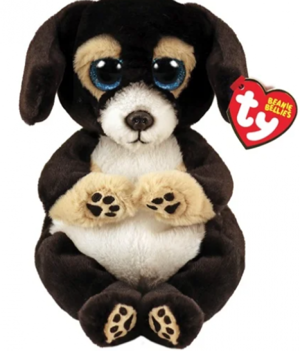 ΧΝΟΥΔ.BEANIE BELLIES ΣΚΥΛΟΣ ΑΣΠΡΟΜΑΥΡΟΣ 23εκ.(KINA)