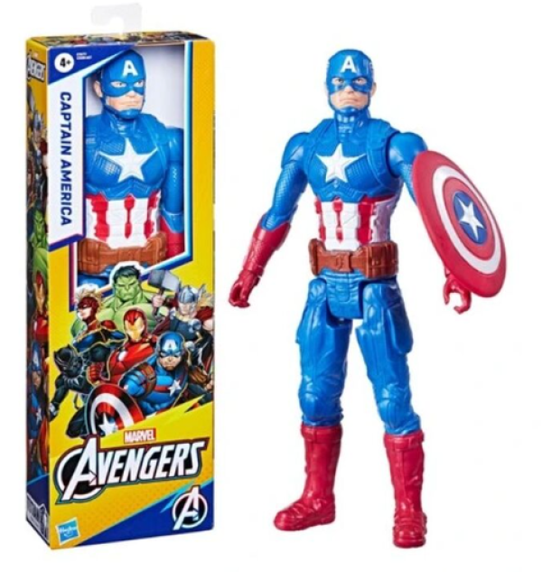 AVENGERS TITAN HERO ΦΙΓ.CAPTAIN AMERICA (KINA)
