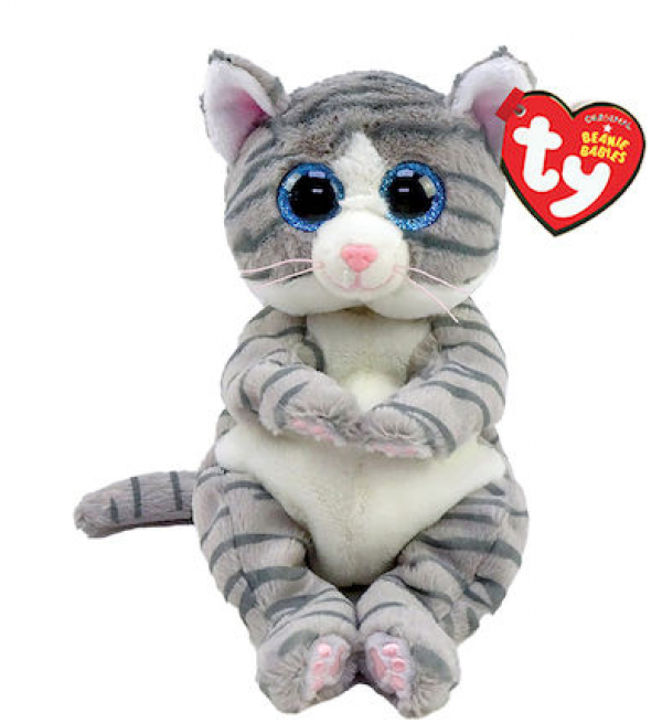 ΧΝΟΥΔ.BEANIE BELLIES ΓΑΤΑ ΤΙΓΡΕ ΓΚΡΙ 15εκ.(ΚΙΝΑ)