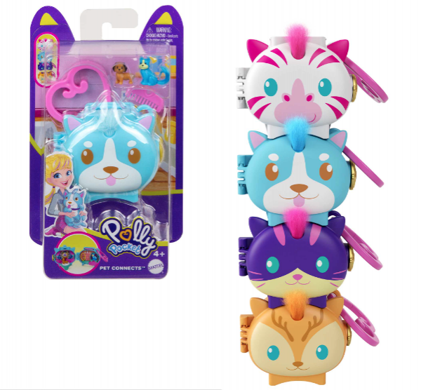 P.POCKET POLLY MINI - ΣΕΤΑΚΙΑ ΖΩΑΚΙΑ ( 4σχεδια)