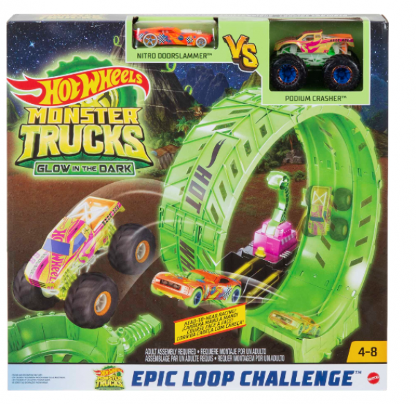 HW MT ΠΙΣΤΑ ΣΟΥΠΕΡ ΛΟΥΠ GLOW-IN-THE DARK