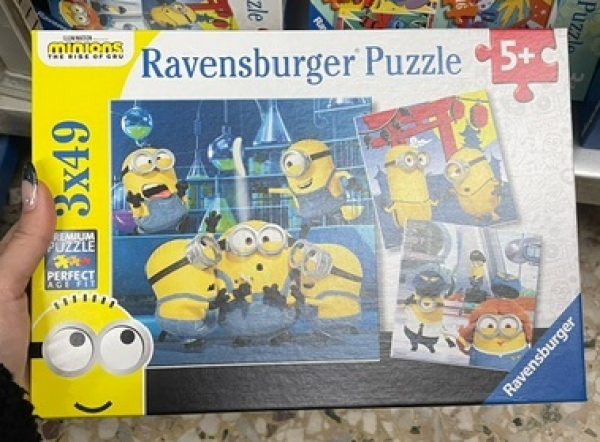 ΠΑΖΛ 3χ49 τεμ.MINIONS  (ΤΣΕΧΙΑ)