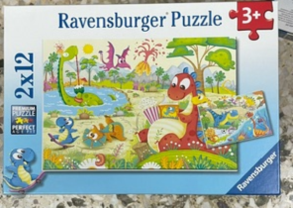 ΠΑΖΛ 2χ12 τεμ.ΔΕΙΝΟΣΑΥΡΟΙ  (ΤΣΕΧΙΑ)