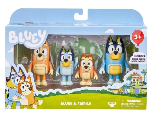 BLUEY ΦΙΓΟΥΡΑ 4 PACK (KINA)