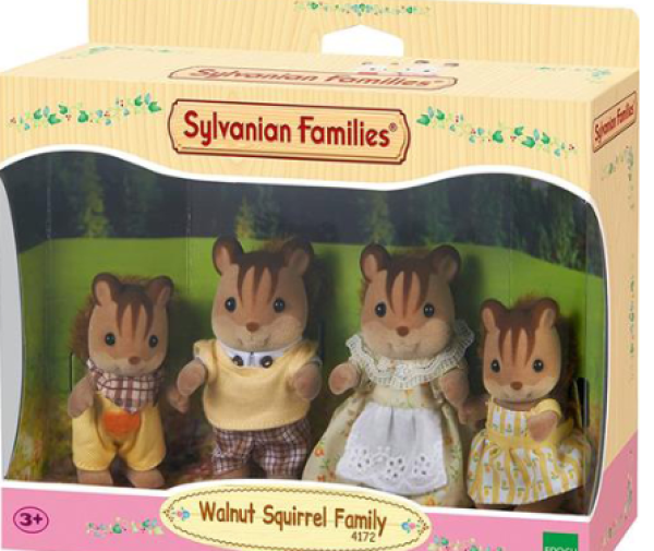 SYLVANIAN FAMILIES ΟΙΚΟΓΕΝΕΙΑ ΣΚΙΟΥΡΩΝ ΚΑΡΥΔΙΑΣ