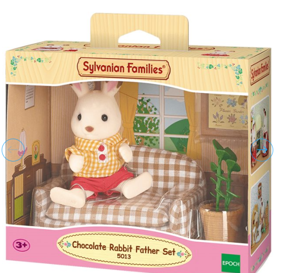 SYLVANIAN CHOCOLATE RABBIT FATHE