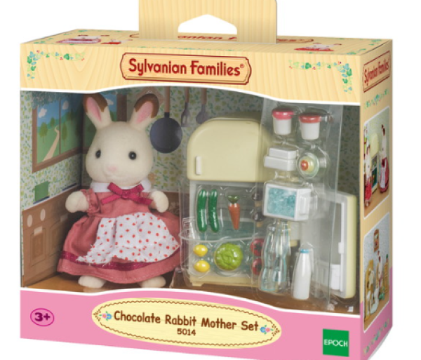 SYLVANIAN CHOCOLATE RABBIT MOTHER SET