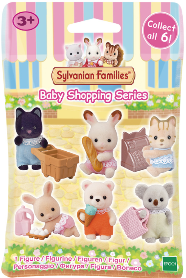 SYLVANIAN ES BABY SHOPPING SERIES/ΦΑΚΕΛΑΚΙ-ΣΤΑΝΤ 18τεμ.