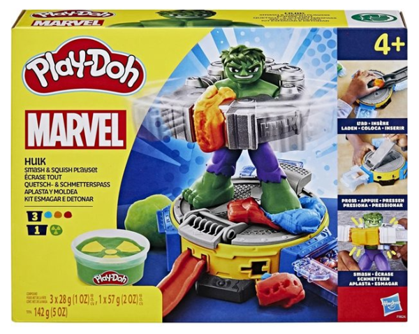 PLAY-DOH HULK SMASH AND SQUISH (KINA)