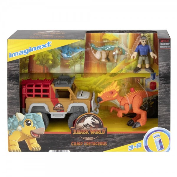 IMAGINEXT JW CAMP CRETACEOUS RUNAWAY DINOS