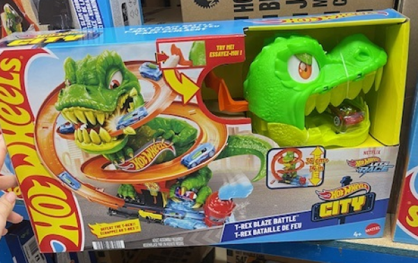 HOT WHEELS CITY - T-REX ΠΥΡΟΣΒΕΣΤΙΚΟΣ ΣΤΑΘΜΟΣ