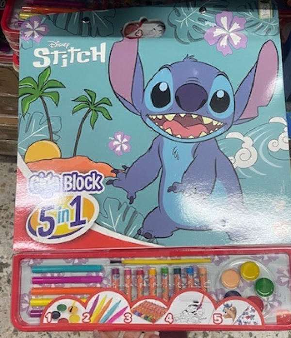 G.BLOCK 5 ΣΕ 1 STITCH,ΣΕΤ ΖΩΓΡΑΦΙΚΗΣ (ΚΙΝΑ)