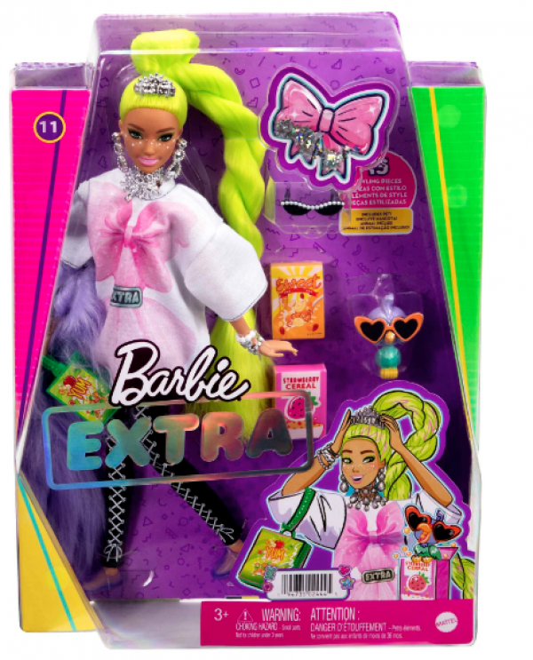 BARBIE EXTRA-NEON GREEN HAIR