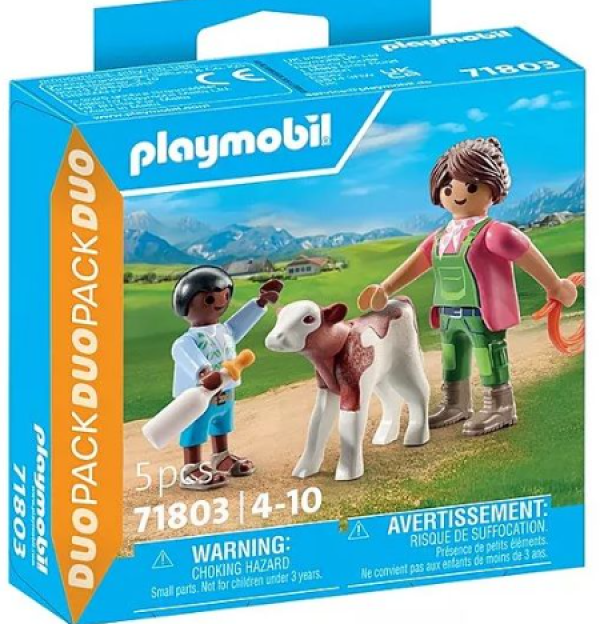 PLAYM-DUOPACK ΑΓΡΟΤΙΣΣΑ & ΠΑΙΔΑΚΙ ΜΕ ΜΟΣΧΑΡΑΚΙ (ΜΤ)