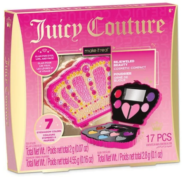 JUICY COUTURE BEJEWELED BEAUTY COSMETIC COMPACT (KINA)