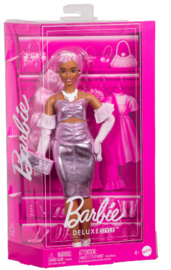 BARBIE DELUXE FASHIONISTAS-ΡΟΖ ΜΑΛΛΙΑ