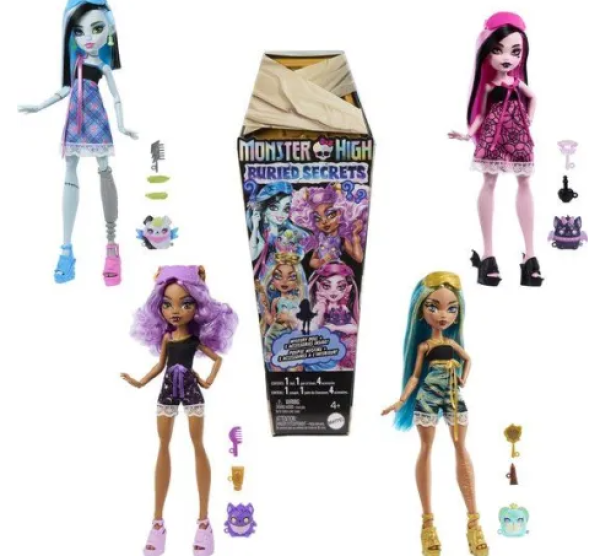 MONSTER HIGH BURIED SECRETS ASST.(4σχεδια)