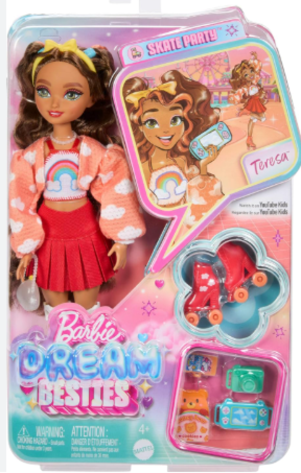 BARBIE DREAM BESTIES ROLLER SKATE-TERESA