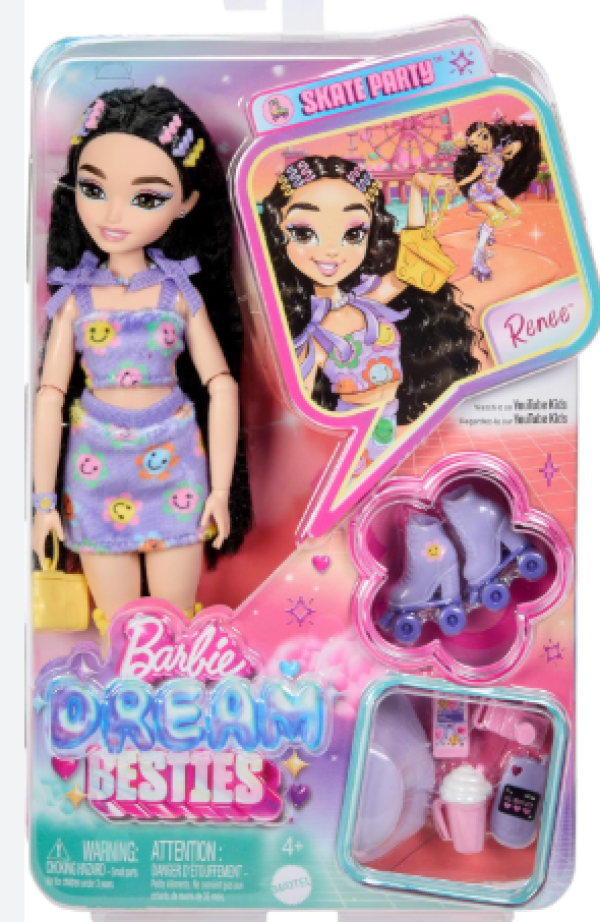 BARBIE DREAM BESTIES ROLLER SKATE-RENEE