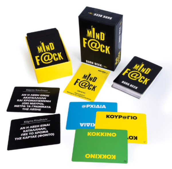 ΠΑΙΧΝ.ΜΕ ΚΑΡΤΕΣ DARK DECK MINDF@CK (ΚΙΝΑ)