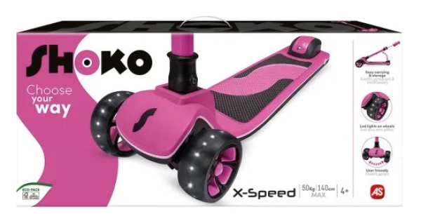 SHOKO SCOOTER XSPEED ΡΟΖ (ΚΙΝΑ)