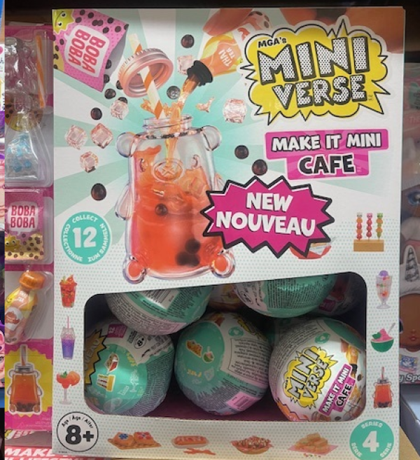 MINIVERSE FOOD-MAKE IT MINI CAFE S4-ΣΤΑΝΤ 24τεμ.(ΟΛΛΑΝΔΙΑ)