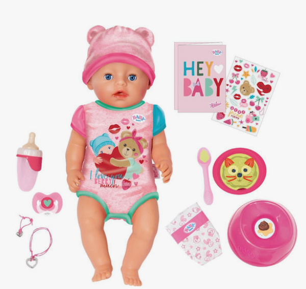 BABY BORN EMMA ΔΙΑΔΡΑΣΤΙΚΗ ΚΟΥΚΛΑ ΜΕ ΑΞΕΣΟΥΑΡ 43cm (ΟΛΛΑΝΔΙΑ)