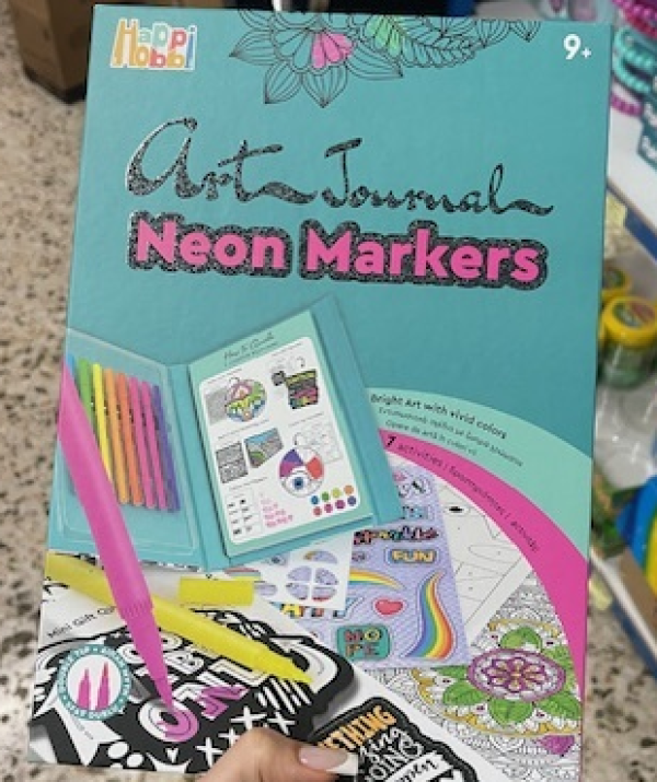 HAPPI HOBBI ART JOURNAL NEON ΜΑΡΚΑΔΟΡΟΙ