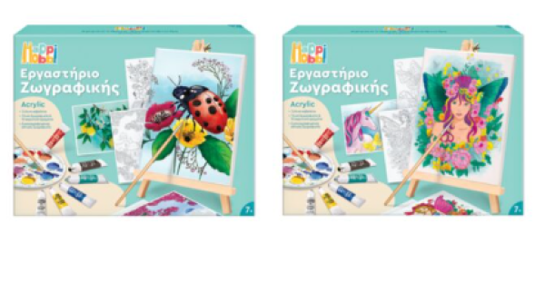 HAPPIHOBBI ΕΡΓΑΣΤΗΡΙΟ ΖΩΓΡΑΦΙΚΗΣ ΑΚΡΥΛΙΚΟ,ASSRT.OF 2 (KINA)