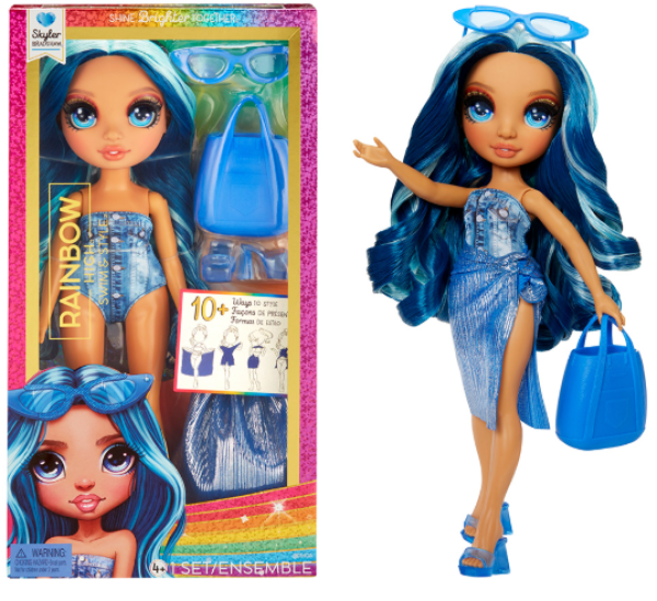 RAINBOW HIGH ΚΟΥΚΛΑ-SWIM &STYLE ΚΟΥΚΛΑ-ΣΤΑΝΤ 12τεμ.(ΟΛΛΑΝΔΙΑ)