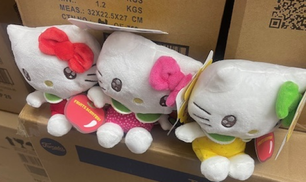 HELLO KITTY ΛΟΥΤΡΙΝΟ ΜΕ ΦΡΟΥΤΕΝΙΟ ΑΡΩΜΑ 12εκ-6σχ.ΣΤΑΝΤ 18τεμ.(KINA)