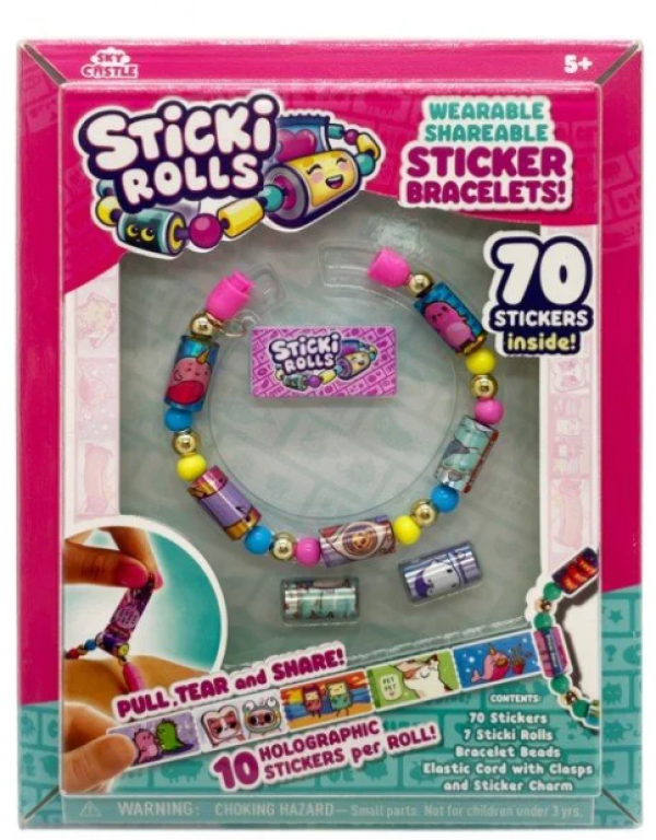 ΒΡΑΧΙΟΛΑΚΙ ΜΕ ΑΥΤΟΚΟΛΛΗΤΑ STICKI ROLLS ΜΟΝΗ ΣΥΣΚ/ΣΙΑ-ΣΤΑΝΤ 16τεμ.(ΚΙΝΑ)