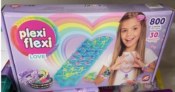 PLEXI FLEXI LOVE ΑΡΓΑΛΕΙΟΣ 800 ΛΑΣΤΙΧΑΚΙΑ &30 ΑΞΕΣΟΥΑΡ (ΚΙΝΑ)