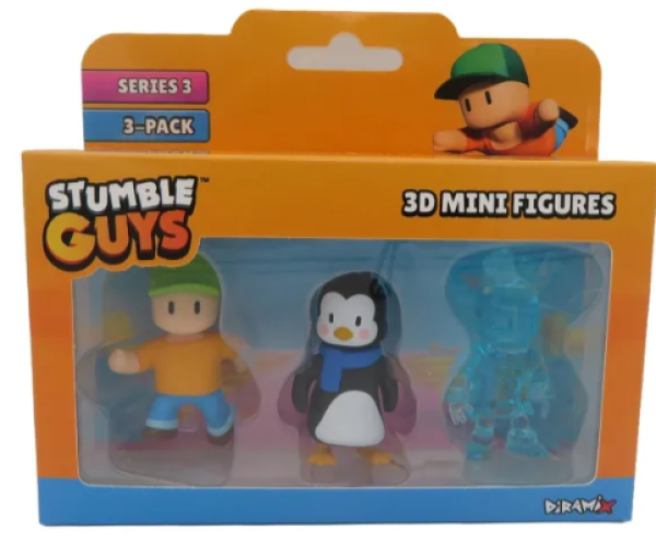 STUMBLE GUYS S3 3D MINI FIGURES 3 PACK (KINA)