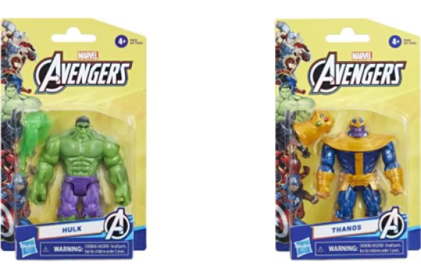 AVENGERS 4IN DLX EVERGREEN FIGURE AST (KINA)